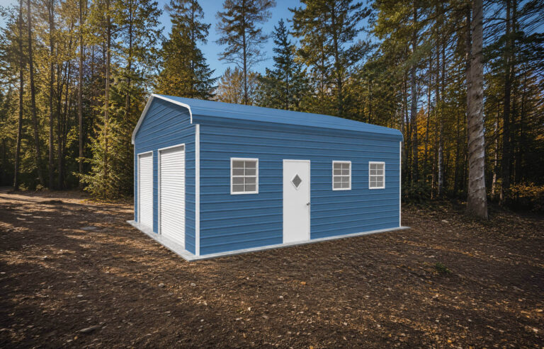 26x25 Regular Triple Wide Metal Garage