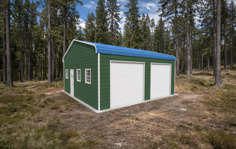 26x25 Regular Triple Wide Metal Garage