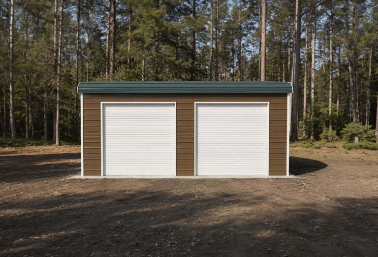 28x25 Regular Triple Wide Metal Garage