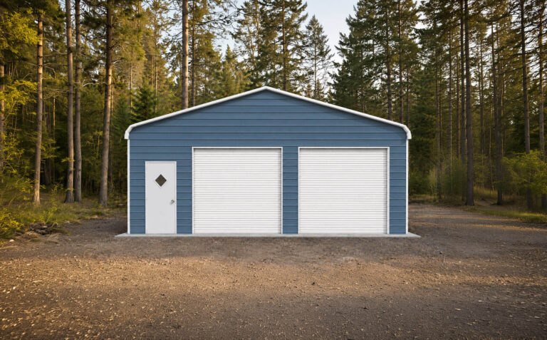 28x25 Regular Triple Wide Metal Garage