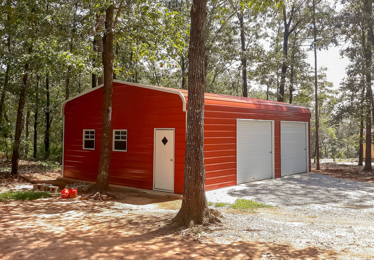 28x30 Regular Triple Wide Metal Garage