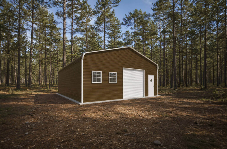 28x30 Regular Triple Wide Metal Garage