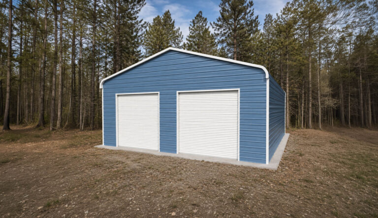 28x30 Regular Triple Wide Metal Garage