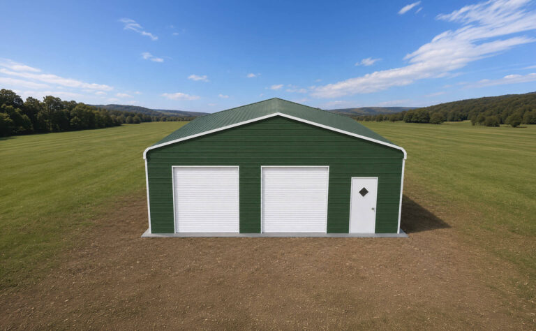 30x20 Regular Triple Wide Metal Garage