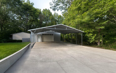 30x25 Boxed Eave Roof Carport Florida