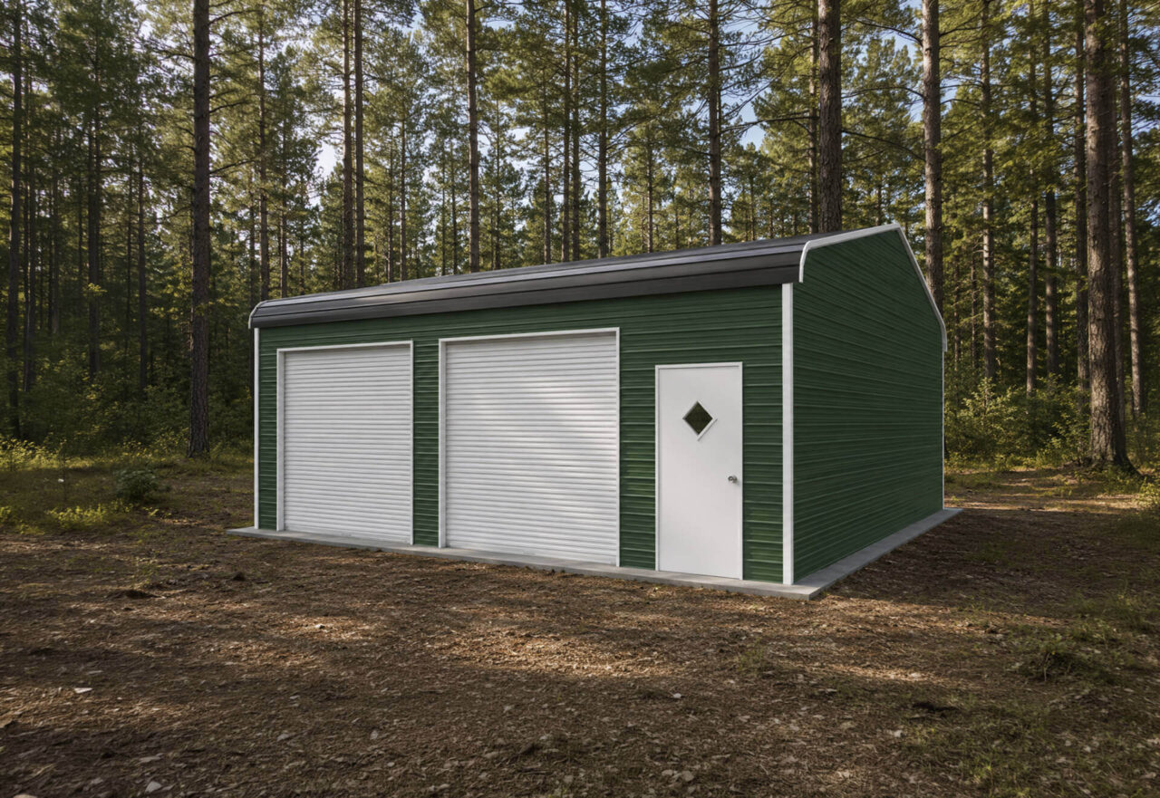 30x25 Regular Triple Wide Metal Garage