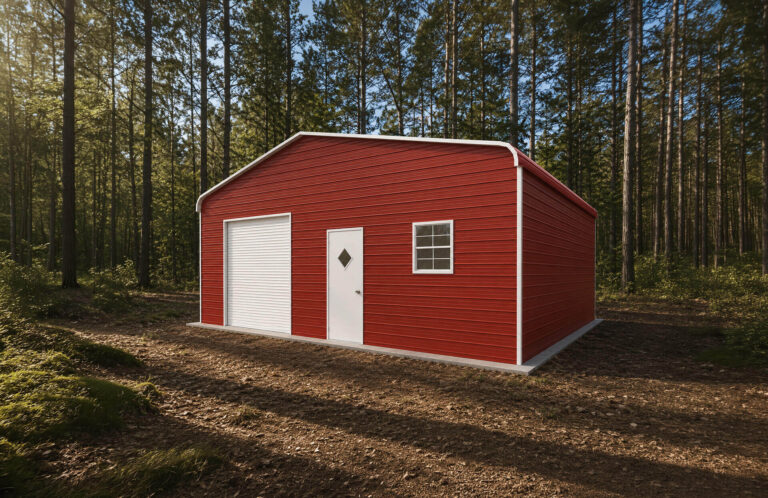 30x25 Regular Triple Wide Metal Garage