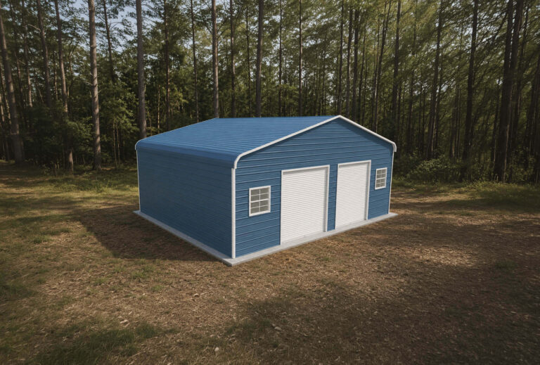 30x25 Regular Triple Wide Metal Garage