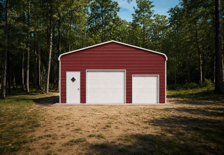 30x30 Regular Triple Wide Metal Garage