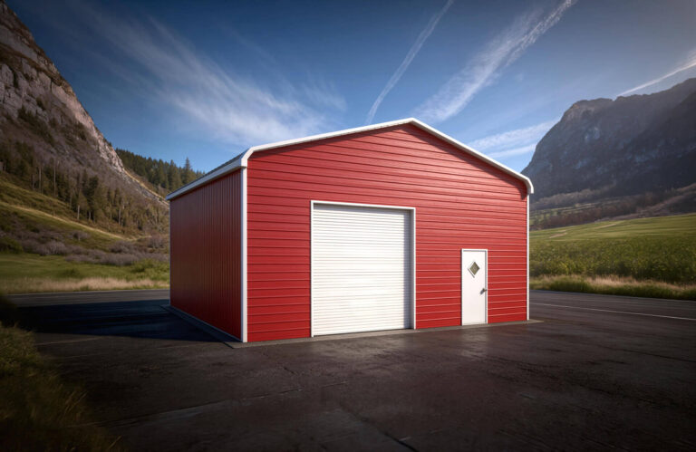 30x30 Regular Triple Wide Metal Garage
