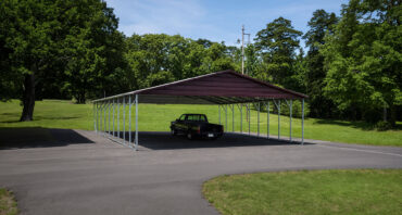 30x35 Boxed Eave Roof Carport Florida
