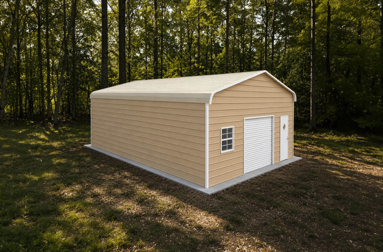 30x35 Regular Triple Wide Metal Garage