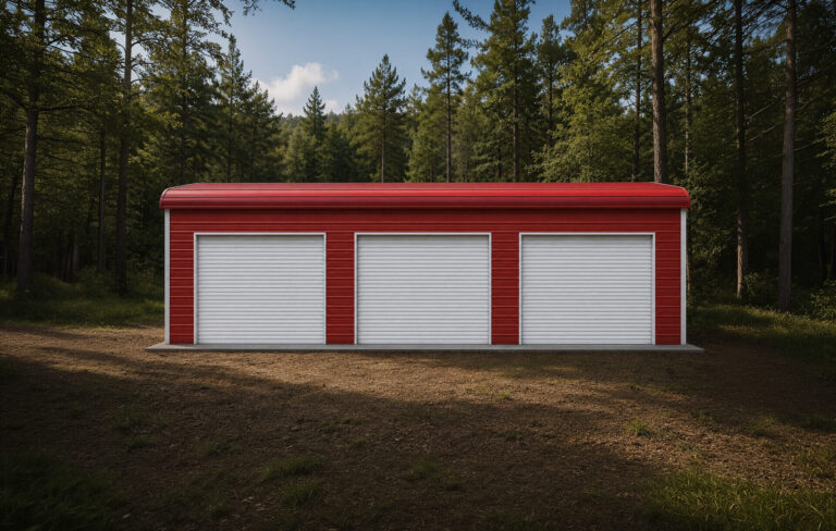 30x35 Regular Triple Wide Metal Garage