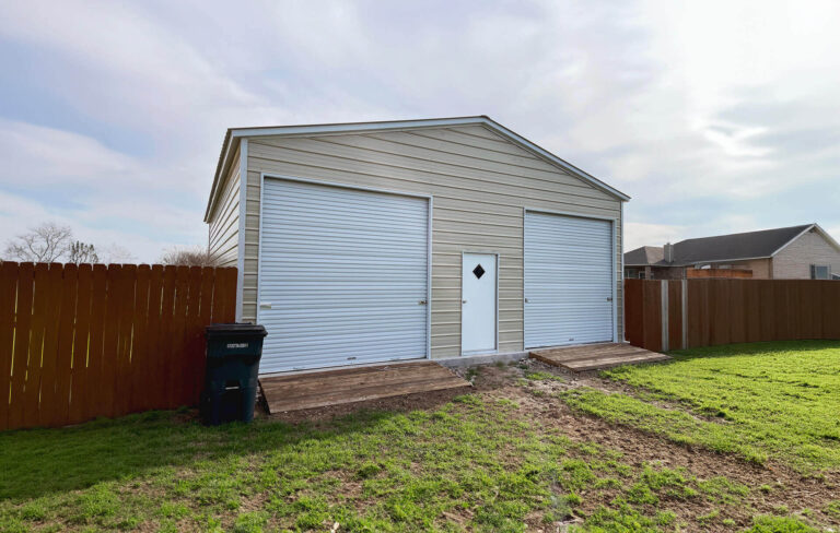 30x40 Vertical Triple Wide Metal Garage