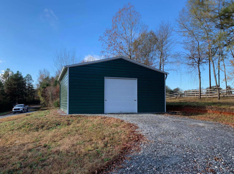30x45 Vertical Triple Wide Metal Garage