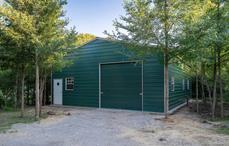 30x45 Vertical Triple Wide Metal Garage