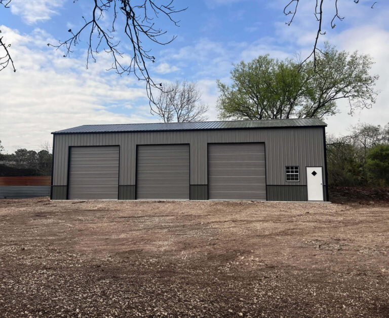 30x60 Vertical Triple Wide Metal Garage