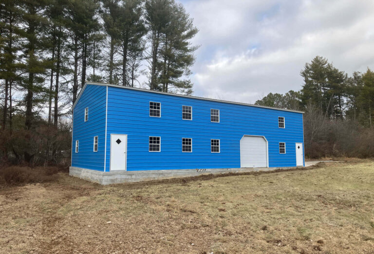 30x60 Vertical Triple Wide Metal Garage