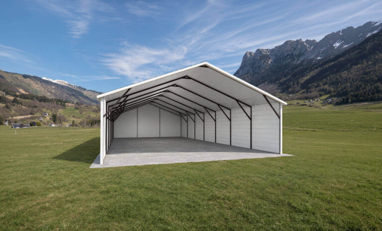 22x35 Boxed Eave Style Carport